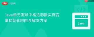Java单元测试中构造函数实例变量初始化陷阱与解决方案