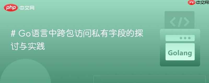 # Go语言中跨包访问私有字段的探讨与实践