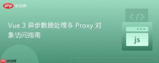 Vue 3 异步数据处理与 Proxy 对象访问指南