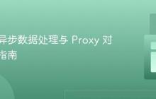 Vue 3 异步数据处理与 Proxy 对象访问指南