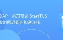 PHP LDAP：实现可选 StartTLS 并在失败时回退到非加密连接
