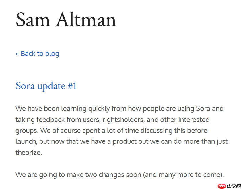 OpenAI 收紧 Sora 监管,承诺加强防范 AI 深伪内容