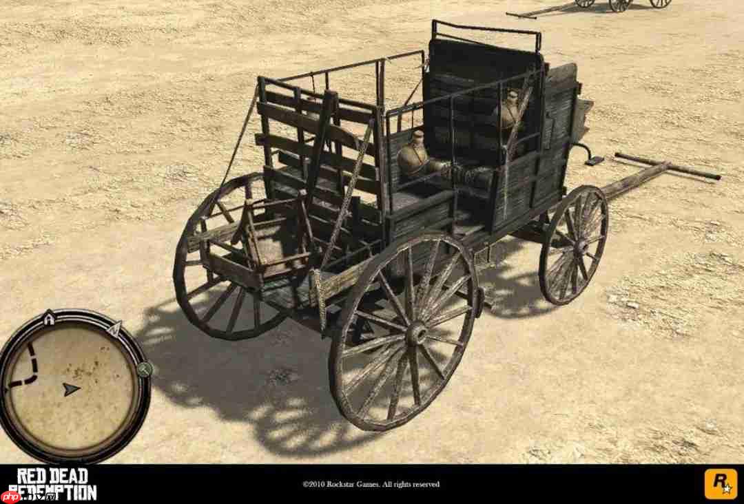 前R星员工公开《荒野大镖客:救赎》早期开发画面截图