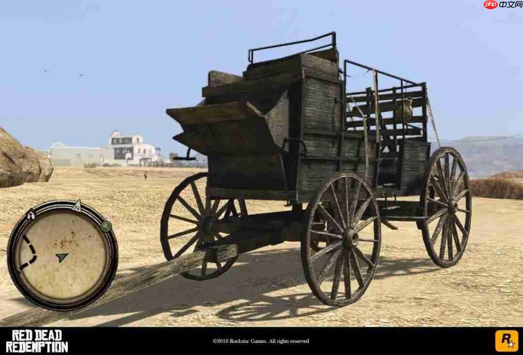 前R星员工公开《荒野大镖客:救赎》早期开发画面截图