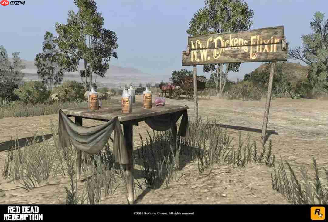 前R星员工公开《荒野大镖客:救赎》早期开发画面截图