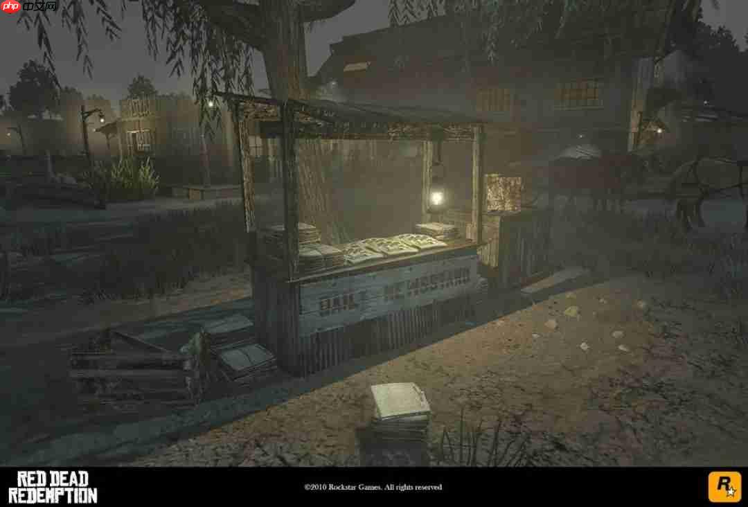 前R星员工公开《荒野大镖客:救赎》早期开发画面截图