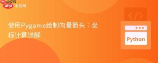 使用Pygame绘制向量箭头：坐标计算详解