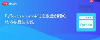 PyTorch vmap中动态张量创建的技巧与最佳实践