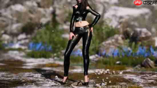 《剑星》伊芙皮衣mod！短款露脐装靓丽十足