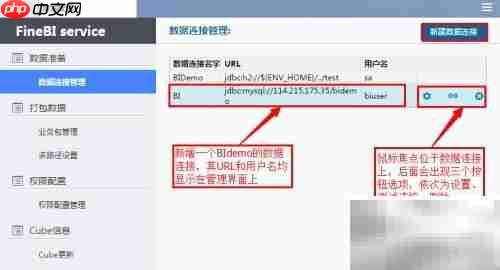 FineBI管理员创建业务包