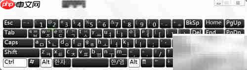 屏幕键盘输入韩文指南