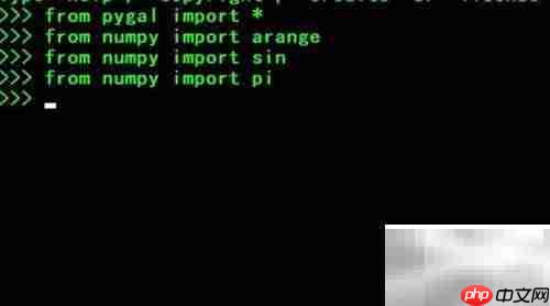 用Python pygal绘制余割函数图像