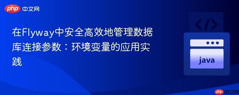 在Flyway中安全高效地管理数据库连接参数:环境变量的应用实践