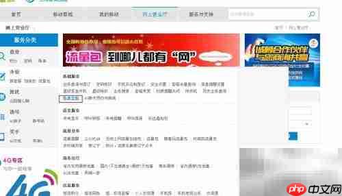 移动网卡营业厅基础业务