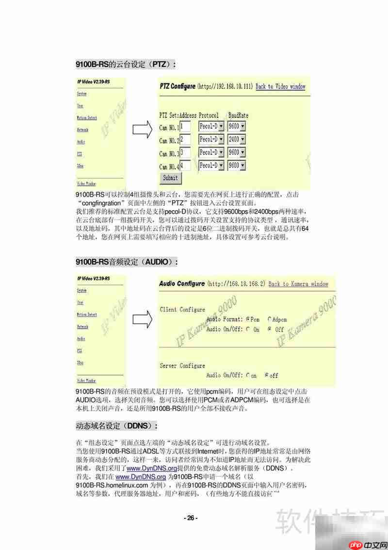 IP Video 9100B-RS服务器使用指南