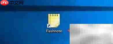 Flashnote托盘图标设置方法