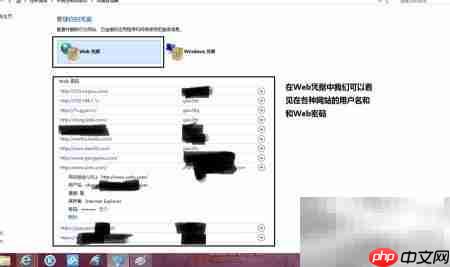 Win8凭据管理设置