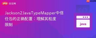 Jackson2JavaTypeMapper中信任包的正确配置：理解其粒度限制