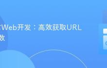 Go语言Web开发：高效获取URL查询参数