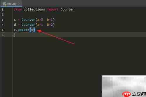 Python中Counter的update用法