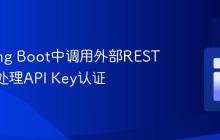 在Spring Boot中调用外部REST API并处理API Key认证