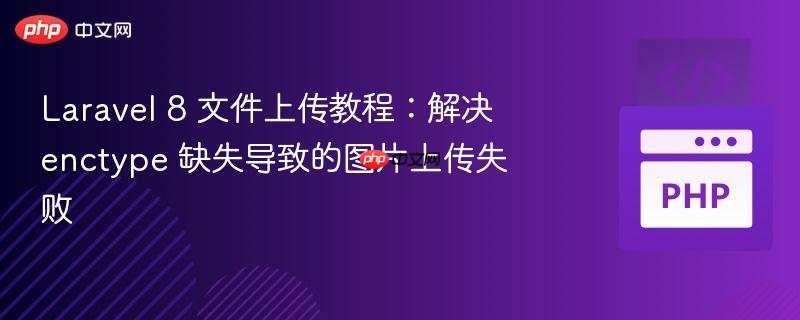 Laravel 8 文件上传教程：解决 enctype 缺失导致的图片上传失败
