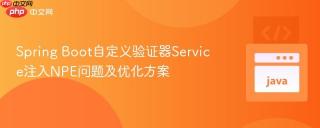 Spring Boot自定义验证器Service注入NPE问题及优化方案