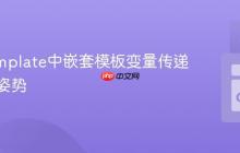 Go Template中嵌套模板变量传递的正确姿势