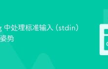 Golang 中处理标准输入 (stdin) 的正确姿势