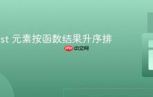 Java List 元素按函数结果升序排序教程