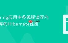 优化Spring应用中多线程读写内存数据库的Hibernate性能