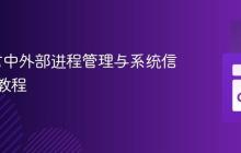 Go语言中外部进程管理与系统信号处理教程