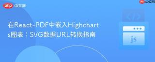 在React-PDF中嵌入Highcharts图表：SVG数据URL转换指南