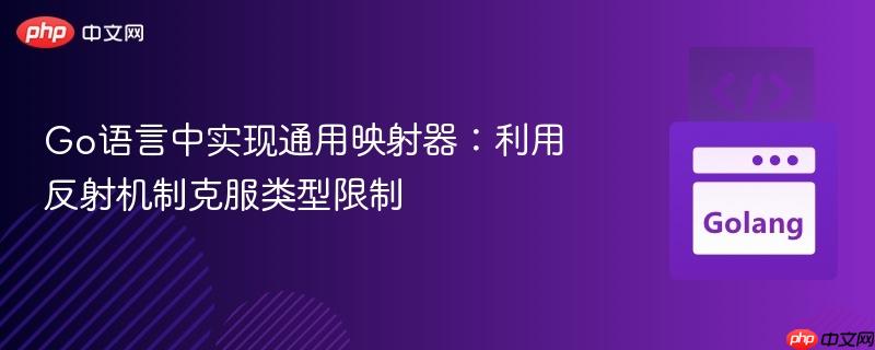 Go语言中实现通用映射器：利用反射机制克服类型限制