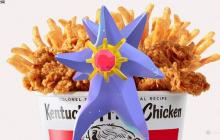 更诡异了！ 国外肯德基发布油炸Mega宝石海星
