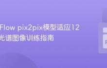 TensorFlow pix2pix模型适应12波段多光谱图像训练指南