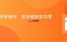 Java字符串操作：高效移除前导零的技巧