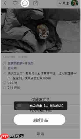 快手怎么删除自己的作品？快手删除自己作品的方法怎么删除自己的作品？快手删除自己作品的方法手怎么删除自己的作品？-快手删除自己作品的方法