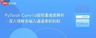 PyTorch Conv1d层权重维度解析：深入理解多输入通道卷积机制