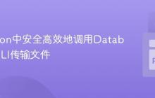 在Python中安全高效地调用Databricks CLI传输文件