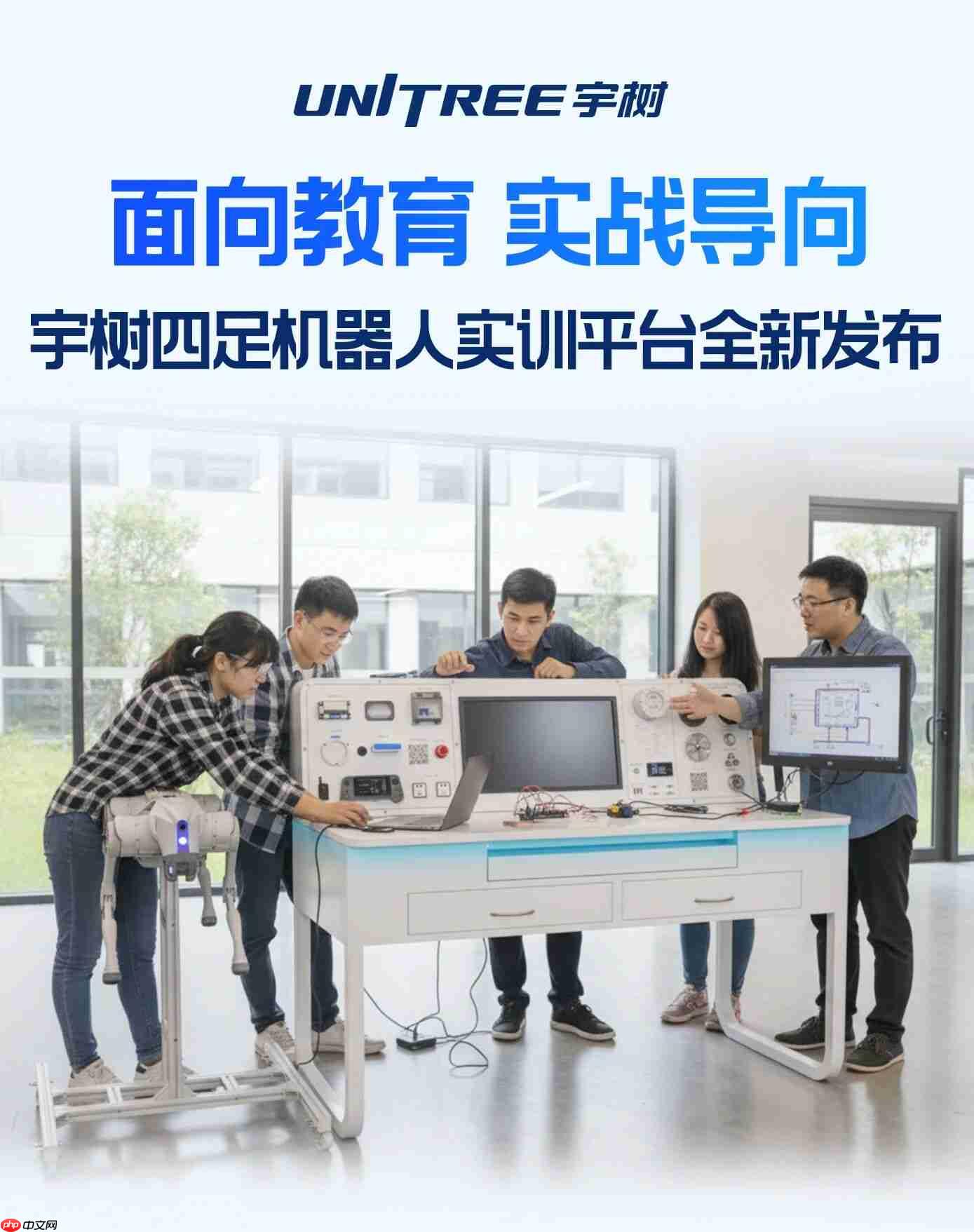 宇树四足机器人实训平台发布:提供机器人人才培养和认证服务