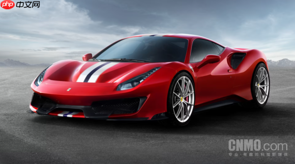 法拉利新专利公布:未来车型或将配备侧出式排气管
