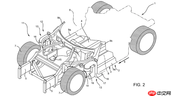 法拉利新专利公布:未来车型或将配备侧出式排气管