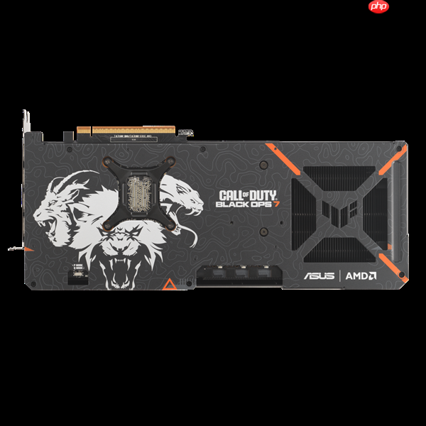 全球仅1000块!华硕推出9070 XT《使命召唤:黑色行动7》限量显卡