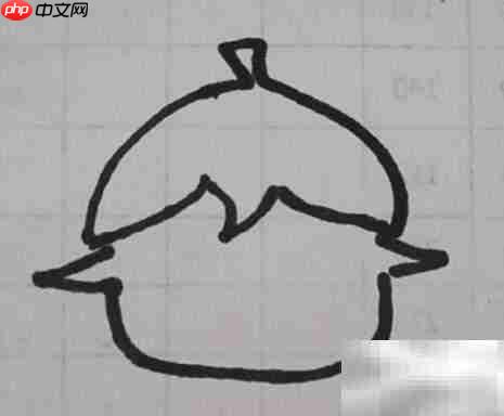 小精灵简笔画教程