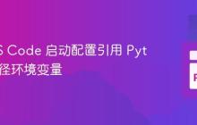 使用 VS Code 启动配置引用 Python 路径环境变量