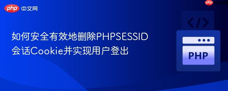 如何安全有效地删除PHPSESSID会话Cookie并实现用户登出