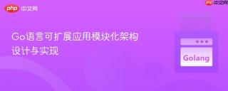 Go语言可扩展应用模块化架构设计与实现