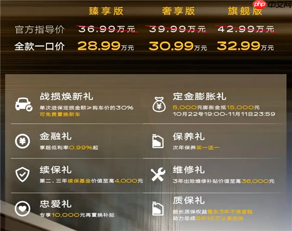 单次事故定损超车价30%可免费换新车!新款凯迪拉克CT6上市:28.99万起