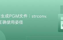 Go语言生成PGM文件：strconv.Itoa的正确使用姿径